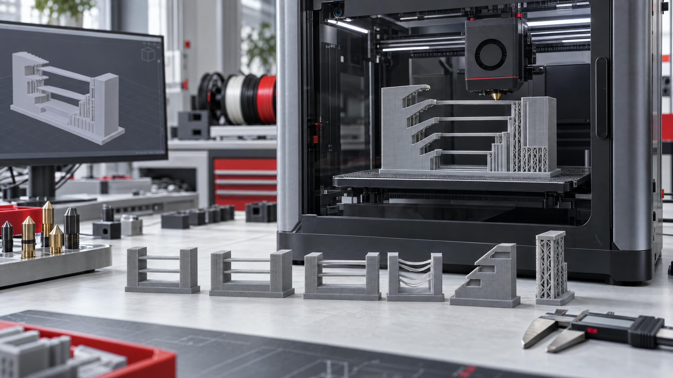 Ponti e sbalzi per stampa 3D FDM